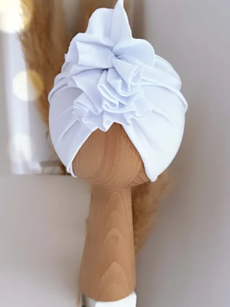 Turban dla dziewczynki (biały)