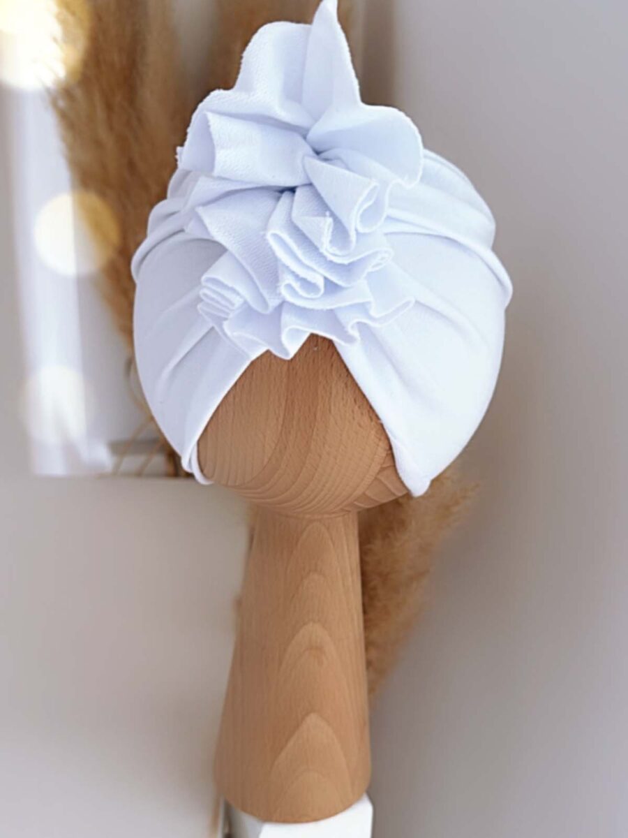 Turban dla dziewczynki (biały)