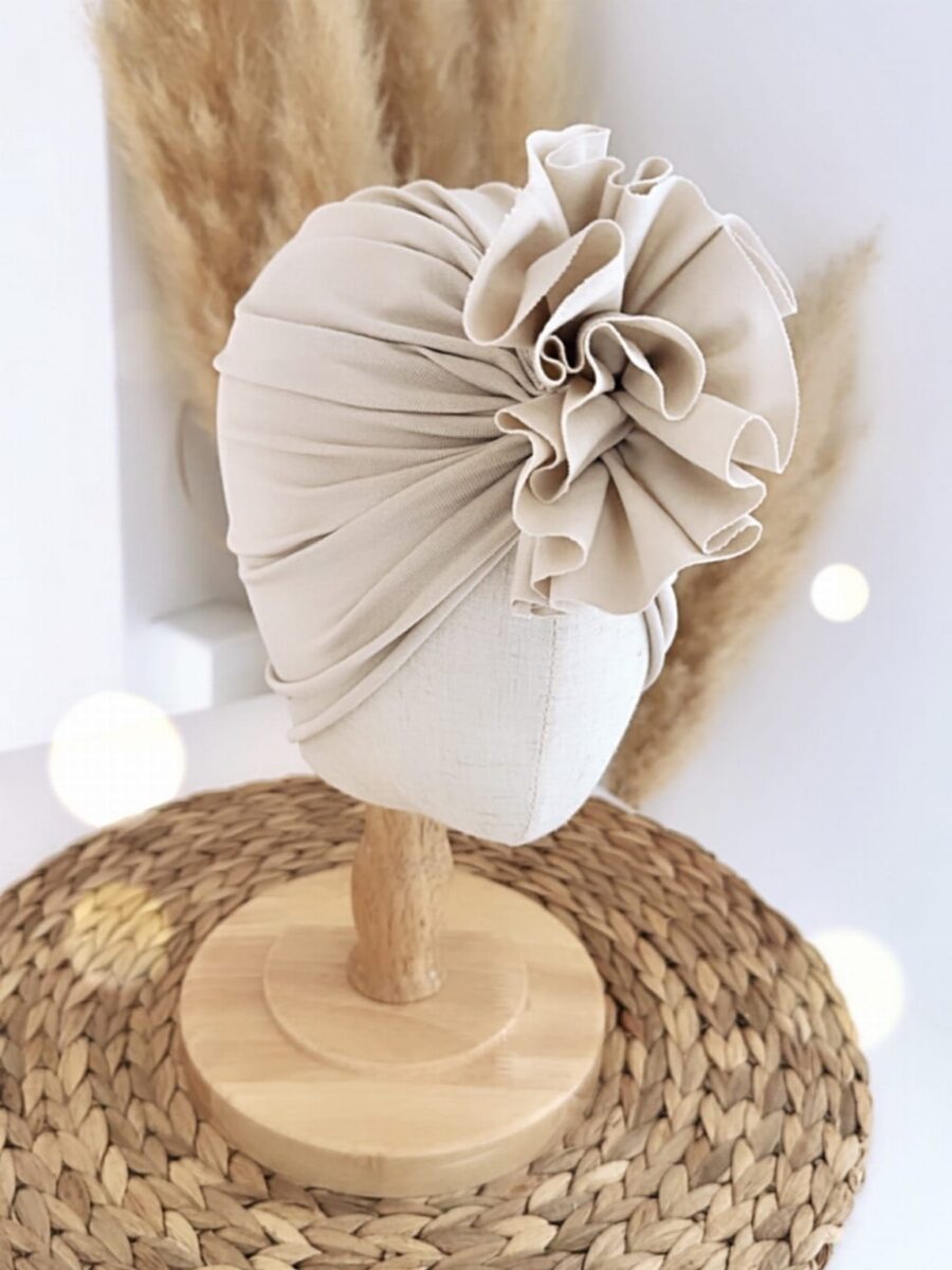 Turban dla dziewczynki (piaskowy)