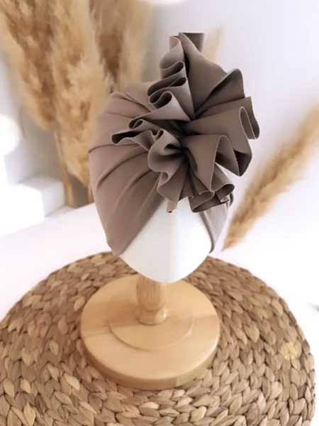 Turban dla dziewczynki (mokka)