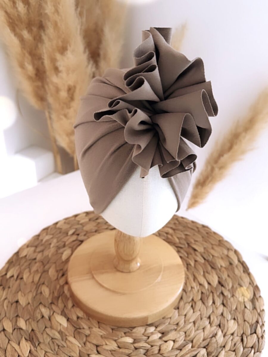 Turban dla dziewczynki (mokka)